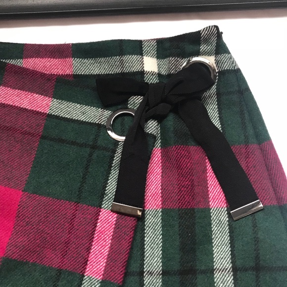 Hallhuber plaid wool skirt - Picture 3 of 6